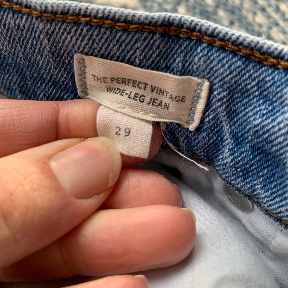 Madewell Perfect Vintage Wide Leg Jeans - Picture 12 of 16
